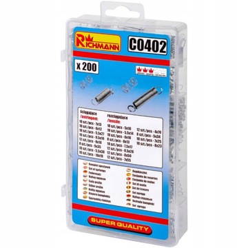 НАБОР ПРУЖИН 200 ШТ. RICHMANN SPRINGS C0402