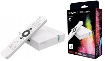 GOOGLE TV BOX 4K UHD STRONG LEAP-S3+ ANDROID CHROMECAST
