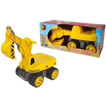 JEŹDZIK KOPARKA AUTKO ŁYŻKA SPYCHACZ BUDOWA POWER WORKER MAXI DIGGER BIG