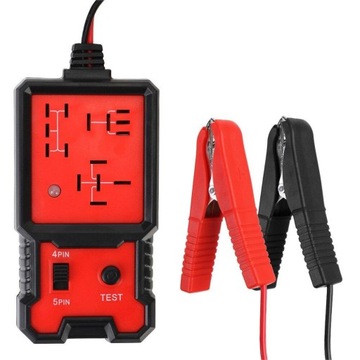 TESTER DIAGNOSTYCZNE PRZEKAŹNIKÓW 4-PIN 5-PIN SAMOCHODOWYCH 12 V PRZENOŚNY