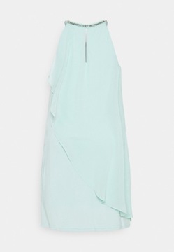 Esprit zielona szyfonowa sukienka mini wesele 42