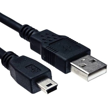 Kabel wtyk USB - wtyk mini USB 2m