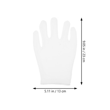 МОЮЩИЕСЯ ХЛОПКОВЫЕ ПЕРЧАТКИ ИЗ БЕЛОГО ДЖЕРСИ WORK 12