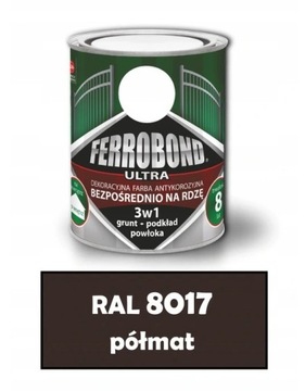 FERROBOND PÓŁMAT BRĄZ 8017 2,5L