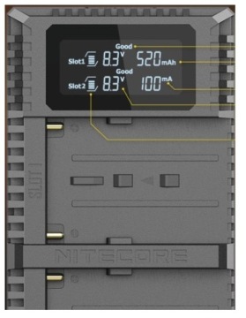 USB-зарядное устройство для 2 аккумуляторов Sony NP-F730 NP-F750. Зарядка 2 аккумуляторов за 3 часа.