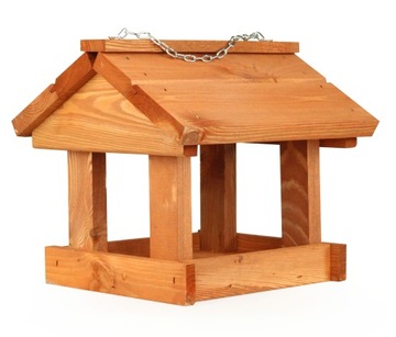 Karmnik dla ptaków Drewniany domek budka KR-4