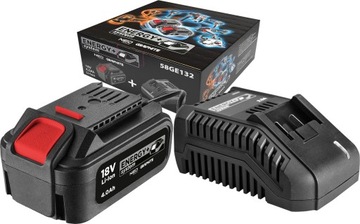 GRAPHITE ZESTAW AKUMULATOR 4Ah BATERIA LI-ION 58GE132 ŁADOWARKA ENERGY