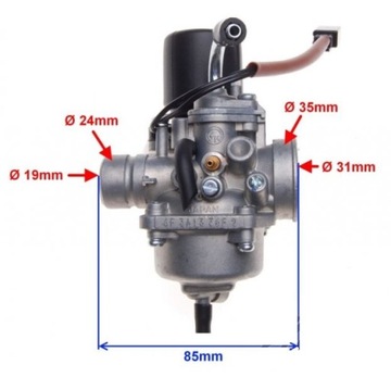 ЯПОНСКИЙ КАРБЮРАТОР 19мм ОРИГИНАЛЬНЫЙ CPI KEEWAY 2T OLIVER