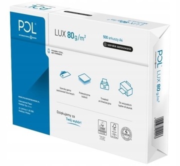 БУМАГА офисная А4 для принтера 5 стоп 2500 листов картон POLLUX