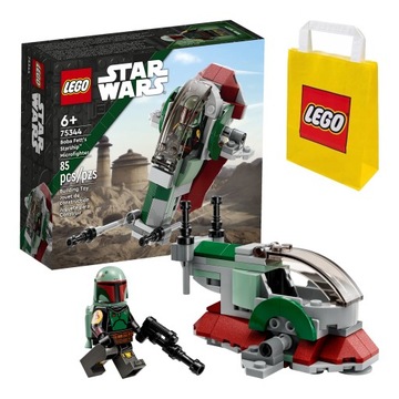 LEGO Star Wars - Mikromyśliwiec kosmiczny Boby Fetta (75344) +Torba Prezent