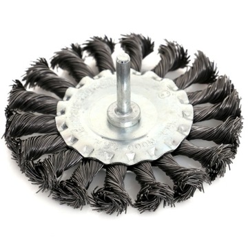 ДИСКОВАЯ ЩЕТКА BRIDNED С ХВОСТОВИКОМ M6 100 мм