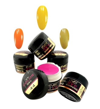 10szt Żel kolorowy do paznokci manicure BLACK 5ml