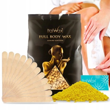 Zestaw do DEPILACJI Full Body wax wosk twardy drop