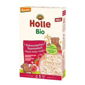 HOLLE BIO KASZKA MUSLI MALINA TRUSKAWKA 200G