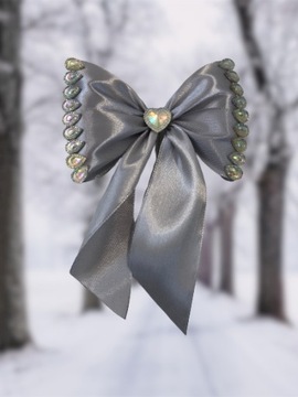 Бантики на елку 6 шт. пиковые рождественские украшения