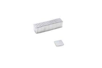 Magnes Neodymowy Płytkowy MPŁ 10x10x2 N38 komplet 50 sztuk