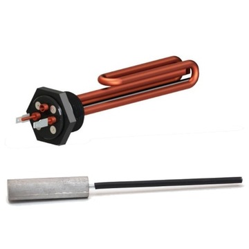 Grzałka Elektromet 1500W 5/4 + Anoda bojlera 140l