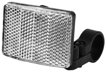 ODBLASK PRZEDNI BIAŁY PROSTOKĄT DŁUGI 22,2mm