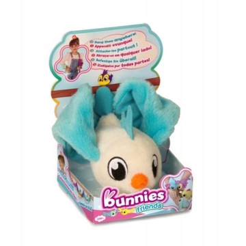 ЗАЙКИ ДРУЗЬЯ СЕРАЯ ПЛЮШЕВАЯ ПТИЦА С МАГНИТОМ