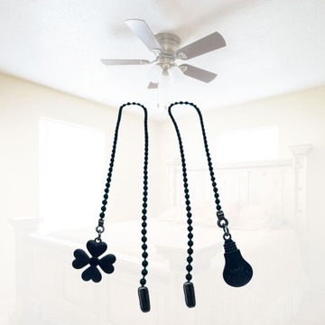 h-Ceiling Fan Pull Chain ceiling fan extension Black