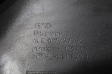 AUDI A6 C6 4F0 S-LINE FACELIFT NÁRAZNÍK PŘEDNÍ NENÍ  DRŽÁKU