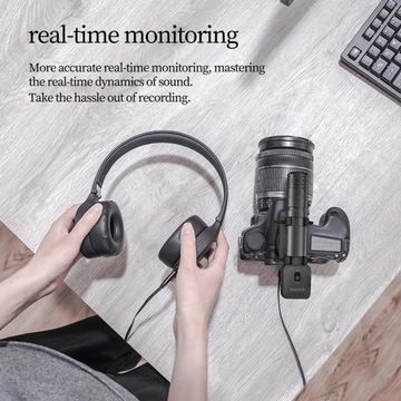 Kamera wideo Mikrofon z redukcją szumów Wtyczka i