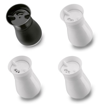 CHLEBAK Czarny DESKA + 2 przyprawnik SÓL PIEPRZ Tadar Iconic 34 x 18 x 12,5