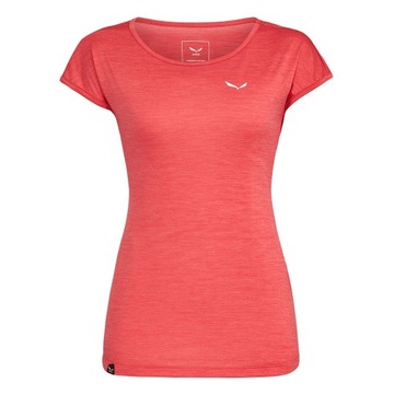 Koszulka T-Shirt Damska SALEWA PUEZ MELANGE DRY W S/S TEE | ROZMIAR XXL