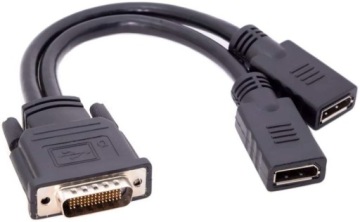 Кабель DMS 59 к 2х DisplayPort DP ДВУМ МОНИТОРАМ