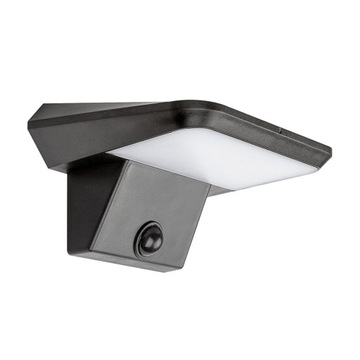 Lampa natynkowa ścienna solarna LED z czujnikiem