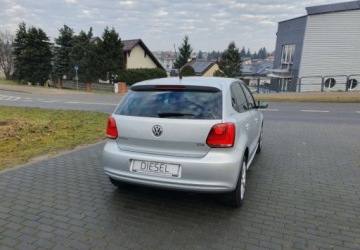Volkswagen Polo V 2010 Volkswagen Polo 1.6TDi 75KM 5-Drzwi Klima Grzane Fotele Czujniki Parkowania, zdjęcie 5