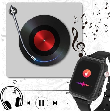 SMARTWATCH ZEGAREK DLA DZIECI TELEFON 4G ROZMOWY SMS Z GRAMI POLSKIE MENU