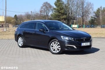 Peugeot 508 I SW Facelifting 1.6 e-THP 165KM 2015 Peugeot 508 1.6 THP 165KM Lift Allure LED Panorama Navi Kamera Czujniki Hak, zdjęcie 9