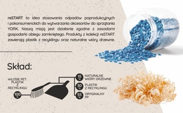 Набор YORK BRUSH SPOOP с резиной RESTART ЭКОЛОГИЧЕСКИ БЕЗОПАСНО