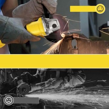 БЕСЩЕТОЧНАЯ УГЛОВАЯ ШЛИФОВАЛЬНАЯ МАШИНА АККУМУЛЯТОРНАЯ ШЛИФОВАЛЬНАЯ МАШИНА 125 ММ + 2 АККУМУЛЯТОРА