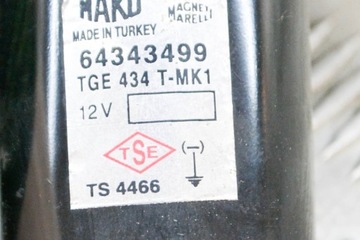 FIAT DOBLO CARGO MK1 223 MECHANIZMUS STĚRAČE PŘEDNÍ OKNO MOTOR 64343