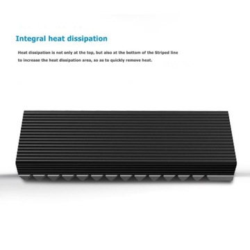 Охлаждающий радиатор Jonsbo M.2 NVMe SSD — красный