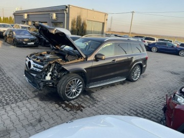 Mercedes GLS X166 Off-Tourer 3.0 350 d 258KM 2017 Mercedes GLS Klasa EU 4Matic Kamery 360 Pneumatyka, zdjęcie 2