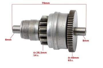 BENDIX BENDIKS SPRZĘGŁO ROZRUSZNIKA SKUTER 4T GY
