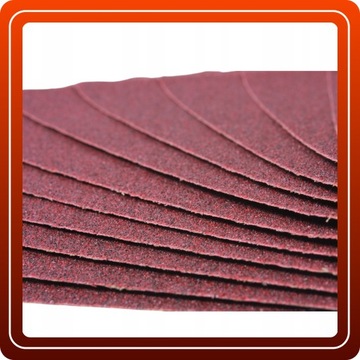 5x PAPIER ŚCIERNY Arkusz na płótnie Do wygładzania 230x280mm P400