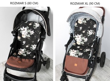 Вставка для коляски Kimberly Choco XL Flower, 90 см