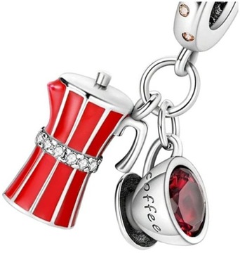 Charms Zawieszka Charms Miłośniczka Kawy Charmsy Trusky