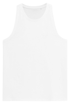Koszulka bez rękawów 4F M017 bokserka biała XL
