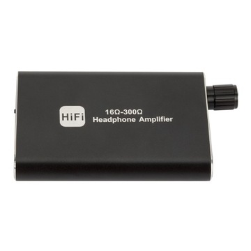 ALUMINIOWY WZMACNIACZ SŁUCHAWKOWY HiFi PRZENOŚNY