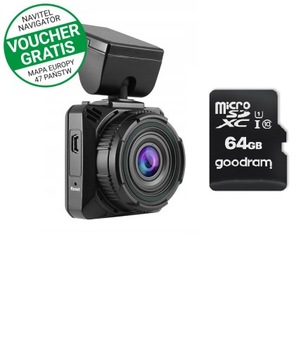 Wideorejestrator Navitel MSR700 + karta 64 GB