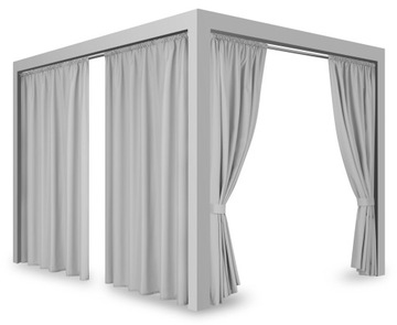 Zasłona ogrodowa TARAS balkon ALTANA 150x200 tunel