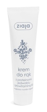 ZIAJA Krem do rąk z proteinami jedwabiu i prowitaminą B5 100 ml