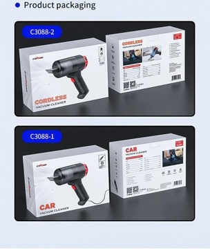 CARSUN АККУМУЛЯТОРНЫЙ АВТОМОБИЛЬНЫЙ ПЫЛЕСОС