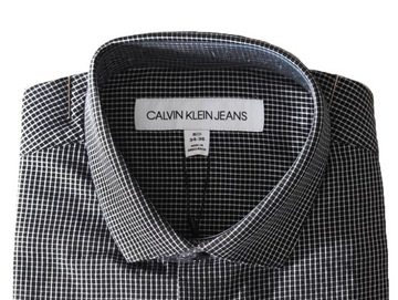 Koszula męska Calvin Klein GINGHAM SHIRT WHITE/MULTI