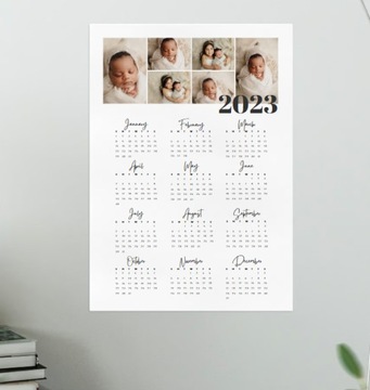 Годовой календарь А3 - индивидуальный дизайн + печать